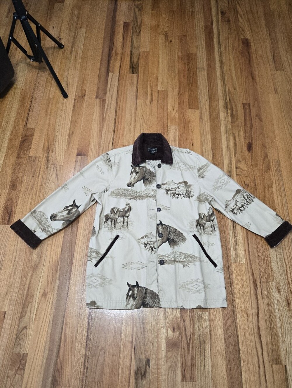 Bit & Bridle Horse Equestrian Barn Coat Jacket